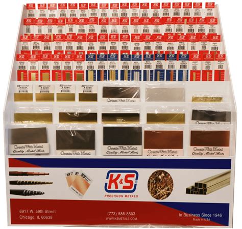 k&s precision metals size chart